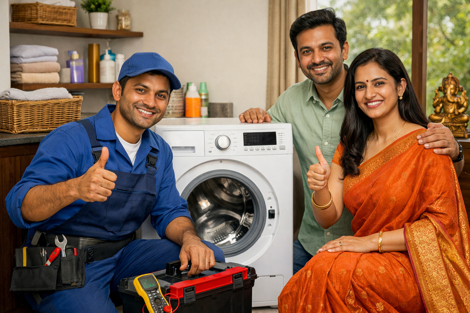washing machine, cuople